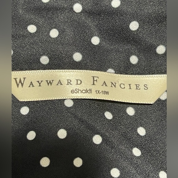 Wayward Fancies black & white Polka Dots With Pockets Romper Size 12 - Picture 9 of 16